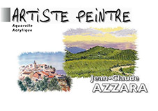 Plaquette artistes peintre Azzara